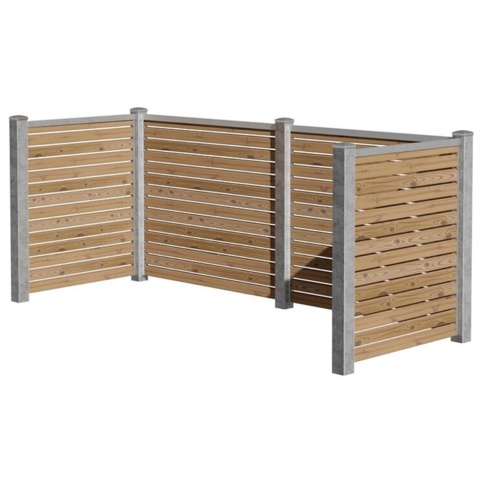 Wimex Trend Classic, Skraldespandsskjuler, gyldenbrun