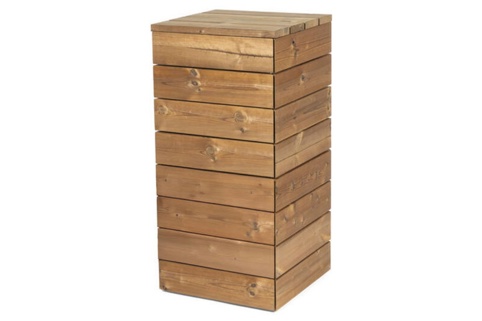 Wimex Trend Classic, Plantekasse, 482x482x960 mm, gyldenbrun