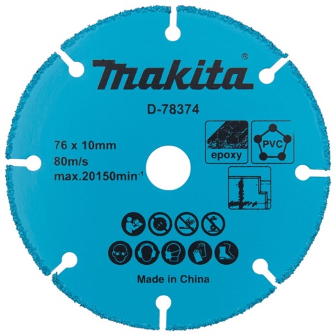 Makita, Skæreskive til epoxy/PVC, Ø76 mm