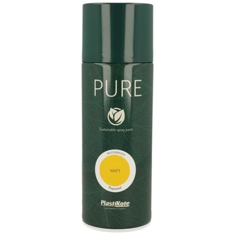 PlastiKote, Spraymaling, Pure, rapeseed, mat, 350 ml