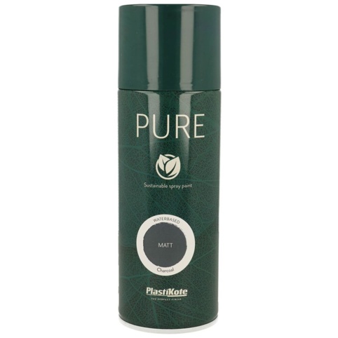 PlastiKote, Spraymaling, Pure, charcoal, mat, 350 ml