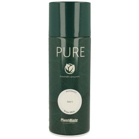 PlastiKote, Spraymaling, Pure, broken white, mat, 350 ml
