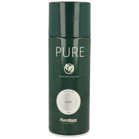 PlastiKote, Spraymaling, Pure, silver, blank, 350 ml