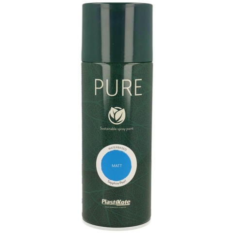 PlastiKote, Spraymaling, Pure, sapphire pearl, mat, 350 ml