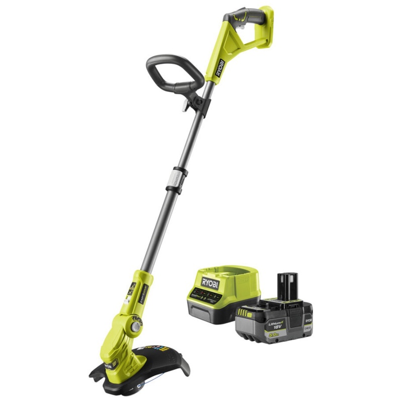 Ryobi, Græstrimmer inkl. lader, ONE+, RLT1832A50F, 18 V