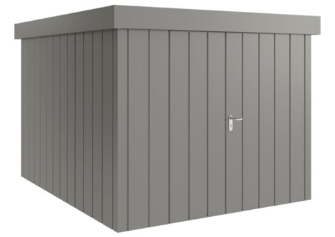 Hörmann Juno Modern, Redskabsskur, 9 m², grå aluminium