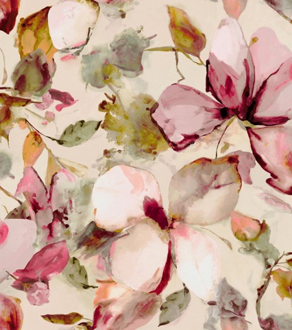 Rasch, Fototapet, Magnolia, pink, 265x300 cm