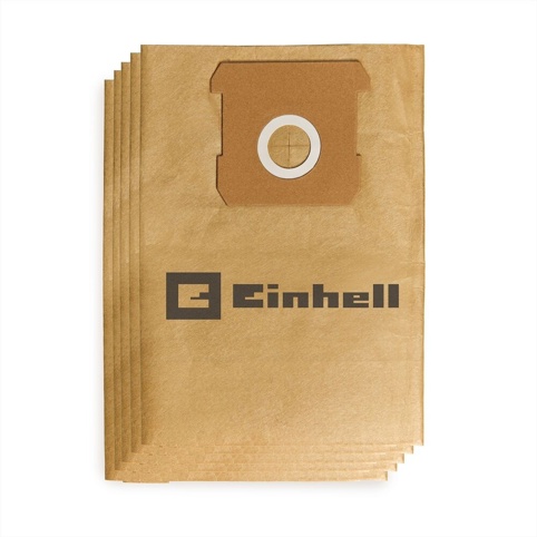Einhell, Støvsugerposer, 10 L, 5-pak