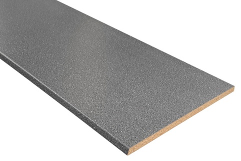 Wallmann, Bordplade, laminat, Professionel, granit antracit, 28x635x4180 mm