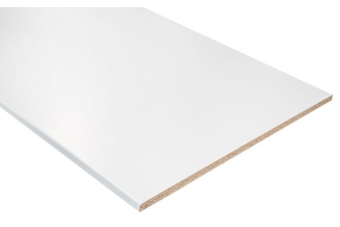 Wallmann, Bordplade, laminat, Professionel, hvid, 28x920x4180 mm