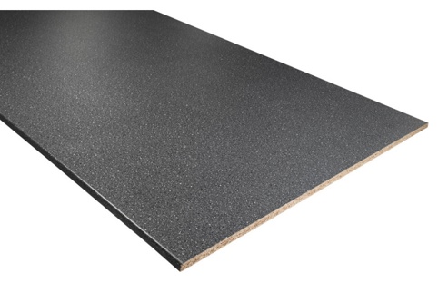 Wallmann, Bordplade, laminat, Professionel, granit antracit, 28x920x4180 mm