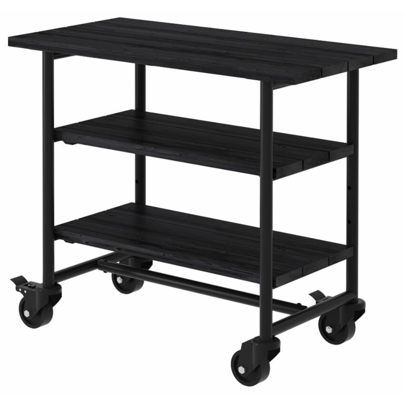 Plus Urban Picnic, Grillbord m/2 hylder, sort