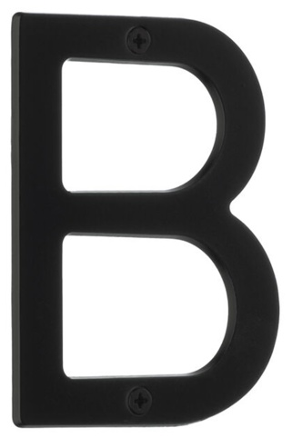 Beslagsboden, Husbogstav B, Villa, sort, 105 mm