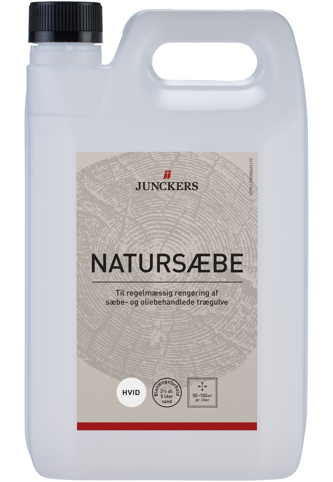 Junckers, Natursæbe, hvid, 2,5 L