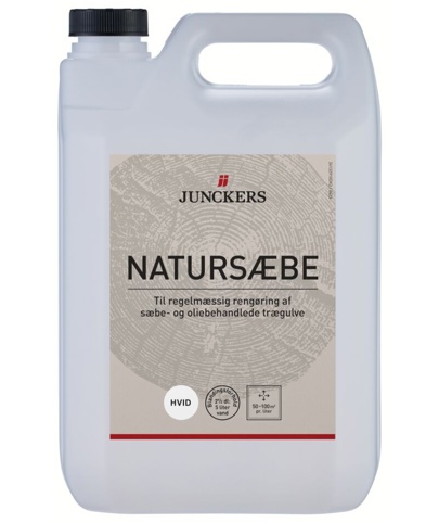 Junckers, Natursæbe, hvid, 5 L