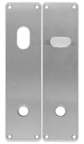 Jasa, Langskilte m/vrider, oval, 54x212 mm