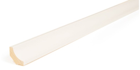 Hornbaek, Hulkehlliste, hvidmalet fyr, 27x27x3000 mm