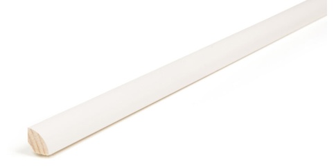 Hornbaek, Kvartstafliste, hvidmalet fyr, 12x12x3000 mm