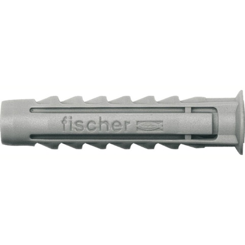Fischer, Murstens- og betonplugs med krave, SX, 5x25 mm, 100 stk.