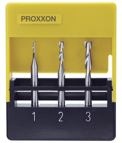 Proxxon, Massive hårdmetalfræsere, 3 stk.