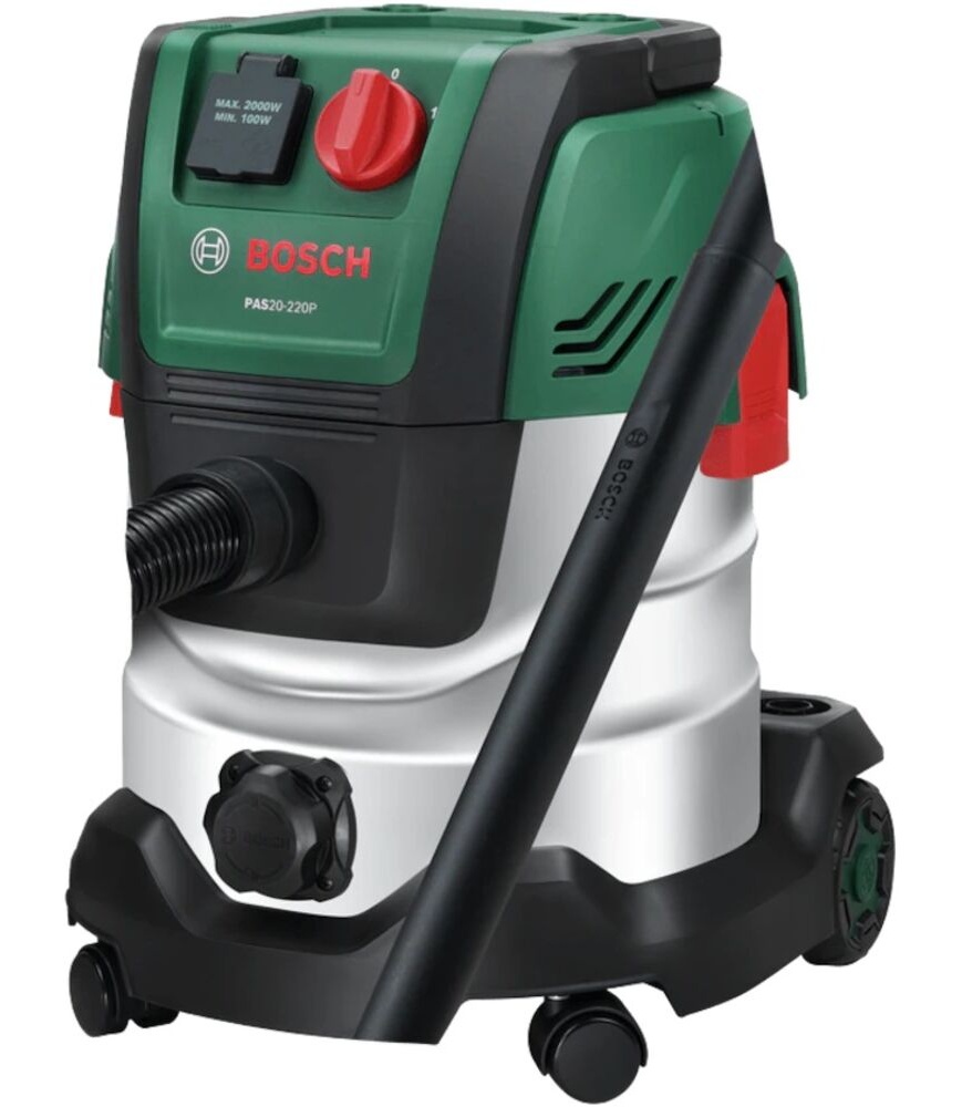 Bosch, Våd-/tørstøvsuger, PAS20-220P, 20 L, 1200 W