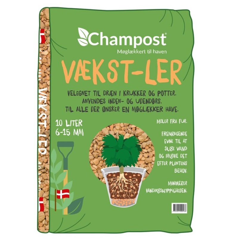 Champost, Vækst-ler, 10 L