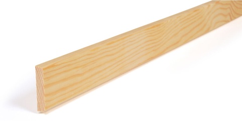 Hornbaek, Forkantliste, afrundet, fyr, 9x43x1200 mm