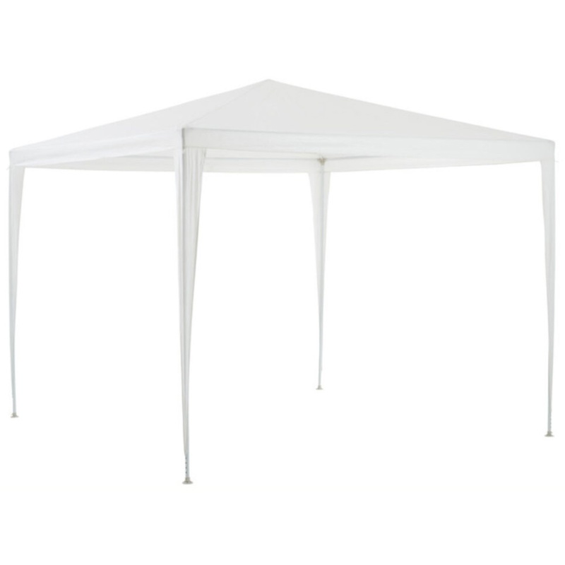 Havepavillon, 300x300 cm, hvid