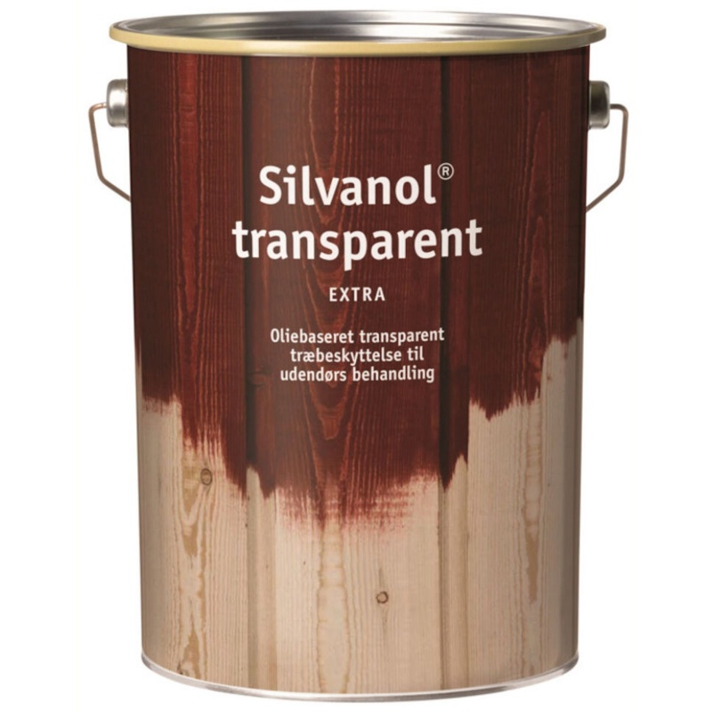 Silvanol, Transparent træbeskyttelse, teak, 5 L