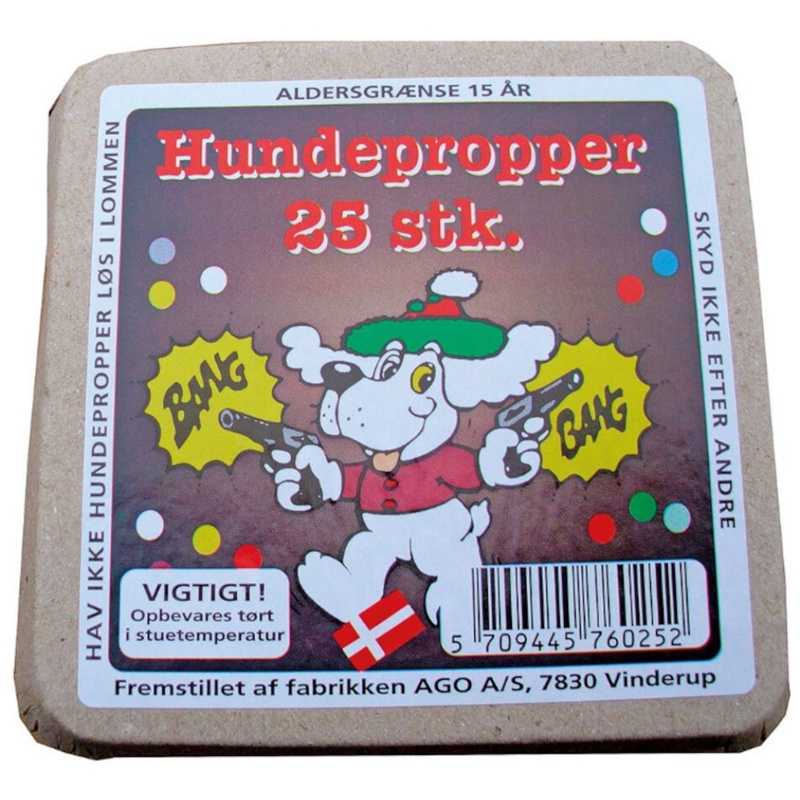 Hundepropper, J60-1, 10 g, 25 stk.