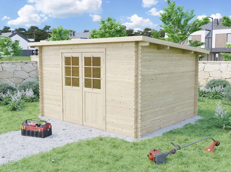 Peter, Redskabsskur, 9,3 m², natur