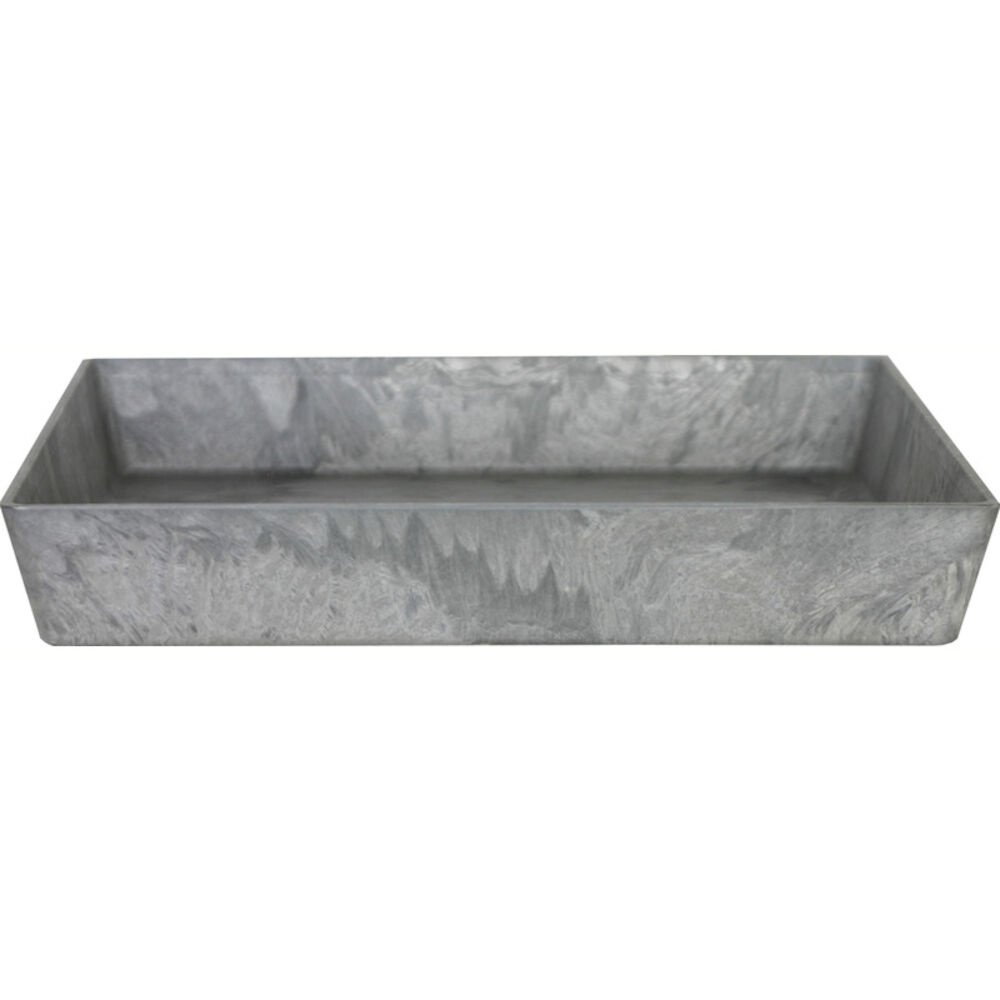 Maceta Ella Cuadrada Negra .30 - H.29 Cm