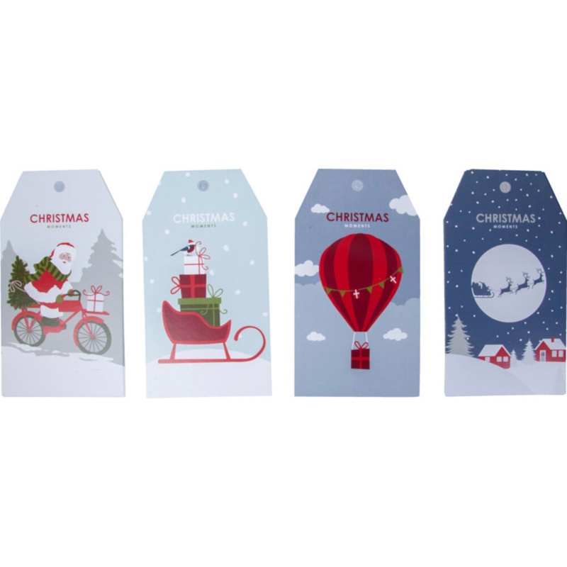 Gavemærker m/julemotiv, 12 stk.