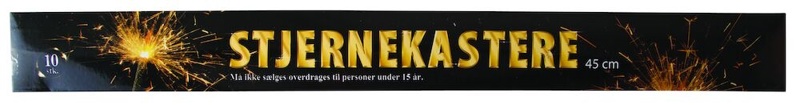 Stjernekastere, 45 cm, 10 stk.