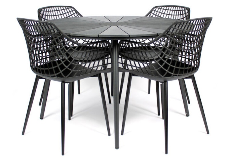 Havemøbelsæt, Torino/Piacenza, 4 stole