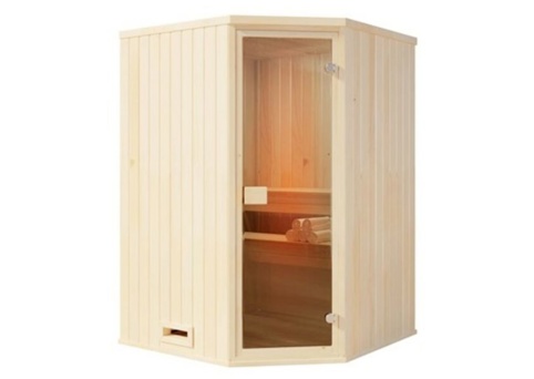 FinnTherm Corner, Sauna, ubehandlet