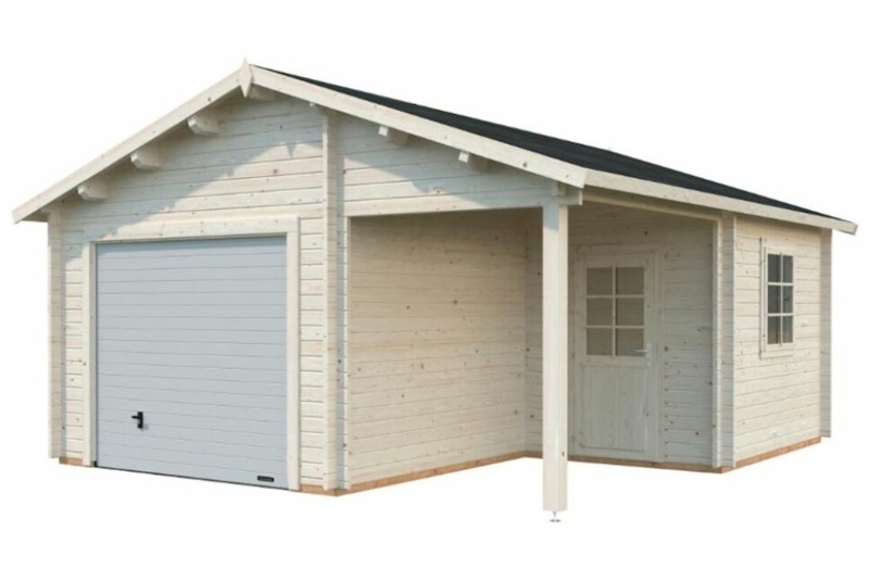 Garage m/ledhejseport, Roger, 21,9 m²