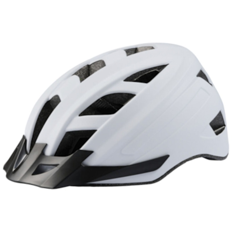 Urban, Cykelhjelm m/LED, hvid, 52-59 cm