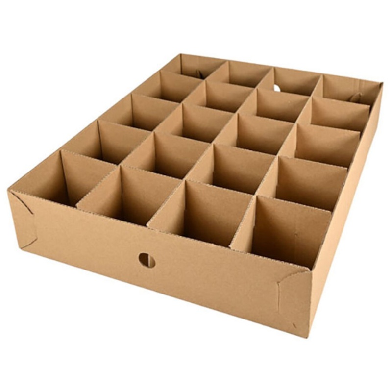 Opbevaringsboks t/julekugler, natur