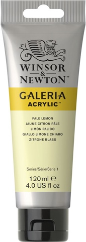 Winsor & Newton, Akrylmaling, Galeria, Pale Lemon 434, 120 ml