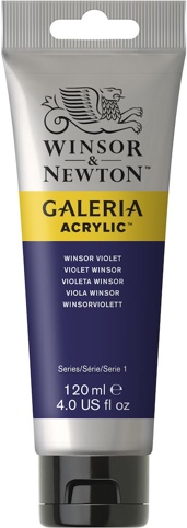 Winsor & Newton, Akrylmaling, Galeria, Winsor Violet 728, 120 ml