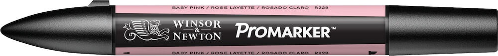 Pennarello Winsor & Newton Promarker - Colore Muted Pink (O829), Con Doppia Punta Per Disegno E Colorazione - Foto 7