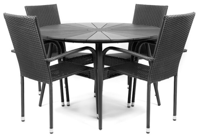 Havemøbelsæt, Torino/Ancona, 4 stole