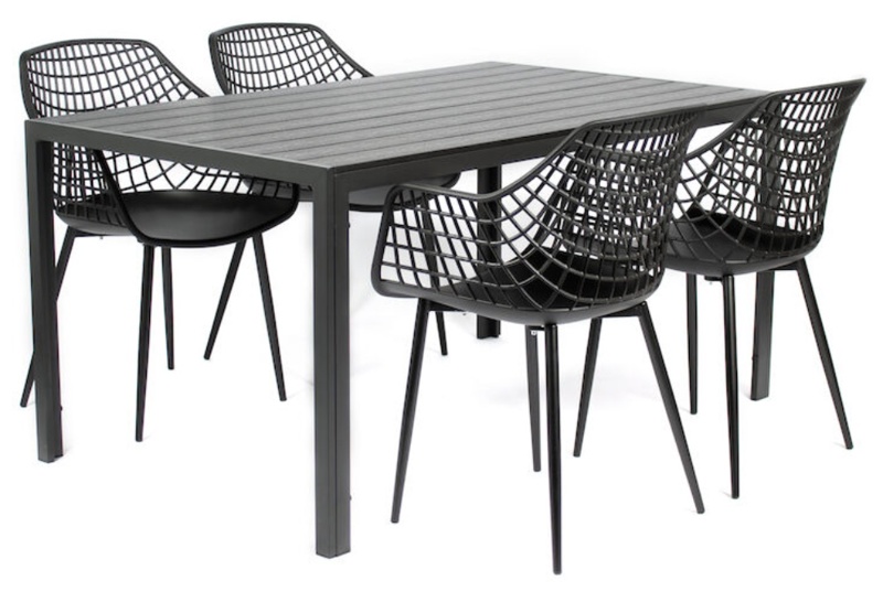 Havemøbelsæt, Firenze/Piacenza, 4 stole