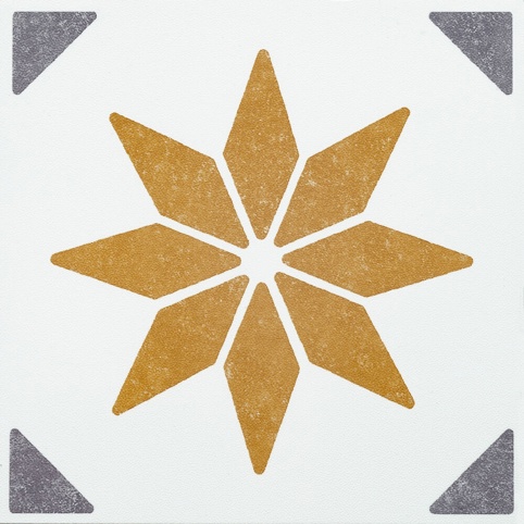 D-C-Fix, Selvklæbende vægflise, Alia Gold, 15,25x15,25 cm, 6 stk.