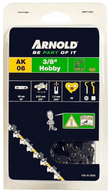 Arnold, Savkæde, 3/8”, 1,3 mm, 56 led