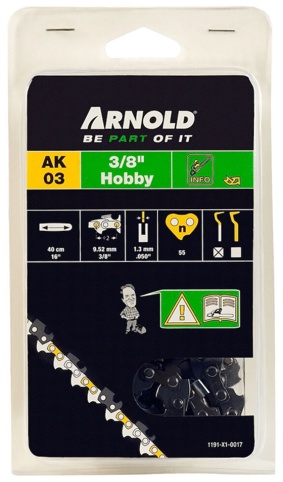 Arnold, Savkæde, 3/8”, 1,3 mm, 55 led