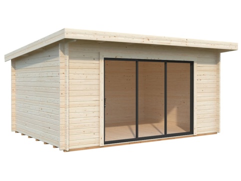 Anneks m/skydedør, Lea, 14,2 m², natur