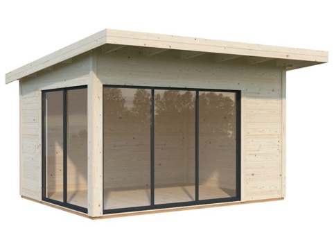 Anneks m/skydedør, Andrea Plus, 11,2 m², natur