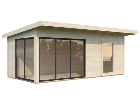 Anneks m/skydedør, Andrea Plus, 17,1 m², natur